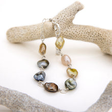 Load image into Gallery viewer, READY TO SHIP Civa Fiji Keshi Pearl Bracelet - 925 Sterling Silver FJD$