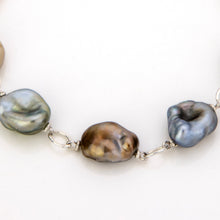 Load image into Gallery viewer, READY TO SHIP Civa Fiji Keshi Pearl Bracelet - 925 Sterling Silver FJD$