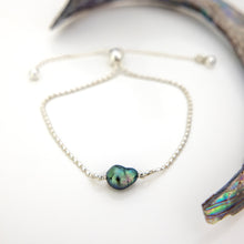 Load image into Gallery viewer, READY TO SHIP Freshwater Pearl Adjustable Bracelet - 925 Sterling Silver FJD$
