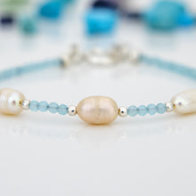 Load image into Gallery viewer, READY TO SHIP Freshwater Pearl & Bead Bracelet - 925 Sterling Silver FJD$