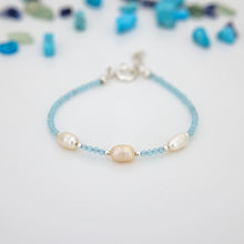 Load image into Gallery viewer, READY TO SHIP Freshwater Pearl & Bead Bracelet - 925 Sterling Silver FJD$