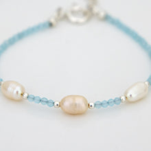 Load image into Gallery viewer, READY TO SHIP Freshwater Pearl & Bead Bracelet - 925 Sterling Silver FJD$