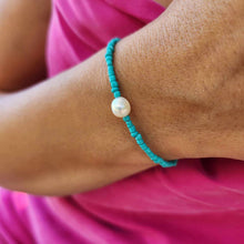 Load image into Gallery viewer, READY TO SHIP Freshwater Pearl & Bead Bracelet - 925 Sterling Silver FJD$
