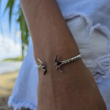 Load image into Gallery viewer, READY TO SHIP Frigate Bird Cuff Bracelet - 925 Sterling Silver FJD$