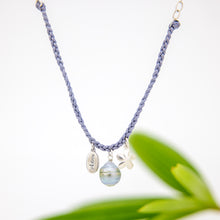 Load image into Gallery viewer, READY TO SHIP Civa Fiji Pearl & Charm Bracelet - Nylon & 925 Sterling Silver - FJD$