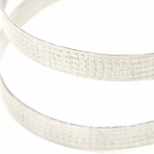 Load image into Gallery viewer, READY TO SHIP Textured Recycled Silver Cuff - 925 Sterling Silver FJD$