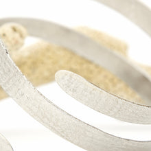 Load image into Gallery viewer, READY TO SHIP Textured Recycled Silver Cuff - 925 Sterling Silver FJD$