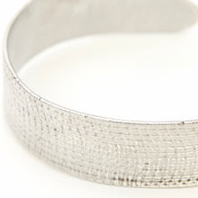 Load image into Gallery viewer, READY TO SHIP Textured Recycled Silver Cuff - 925 Sterling Silver FJD$