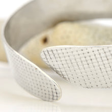 Load image into Gallery viewer, READY TO SHIP Textured Recycled Silver Cuff - 925 Sterling Silver FJD$