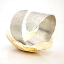 Load image into Gallery viewer, READY TO SHIP Textured Recycled Silver Cuff - 925 Sterling Silver FJD$