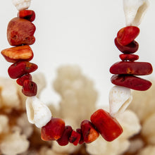 Load image into Gallery viewer, READY TO SHIP Shell & Coral Bracelet - 925 Sterling Silver FJD$
