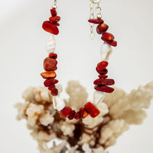 Load image into Gallery viewer, READY TO SHIP Shell & Coral Bracelet - 925 Sterling Silver FJD$