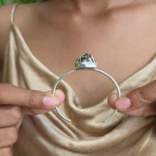 Load image into Gallery viewer, READY TO SHIP Bezel Set Shell Cuff - 925 Sterling Silver FJD$