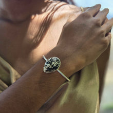 Load image into Gallery viewer, READY TO SHIP Bezel Set Shell Cuff - 925 Sterling Silver FJD$