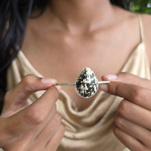 Load image into Gallery viewer, READY TO SHIP Bezel Set Shell Cuff - 925 Sterling Silver FJD$