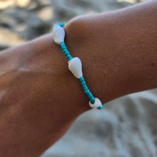 Load image into Gallery viewer, READY TO SHIP Shell & Bead Bracelet - 925 Sterling Silver FJD$