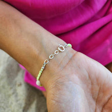 Load image into Gallery viewer, READY TO SHIP Shell & Bead Bracelet - 925 Sterling Silver FJD$