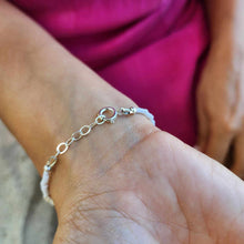 Load image into Gallery viewer, READY TO SHIP Shell & Bead Bracelet - 925 Sterling Silver FJD$