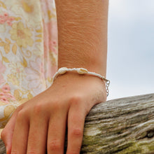Load image into Gallery viewer, READY TO SHIP Shell & Bead Bracelet - 925 Sterling Silver FJD$