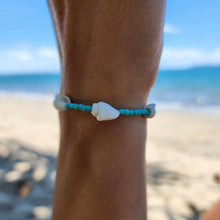 Load image into Gallery viewer, READY TO SHIP Shell & Bead Bracelet - 925 Sterling Silver FJD$