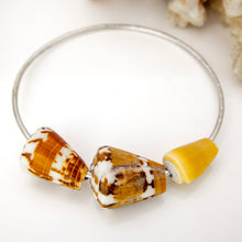 Load image into Gallery viewer, READY TO SHIP Fiji Shell Bangle - 925 Sterling Silver FJD$