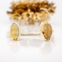Load image into Gallery viewer, READY TO SHIP Bezel Set Shell Cuff - 925 Sterling Silver FJD$
