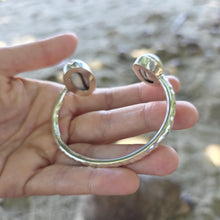 Load image into Gallery viewer, READY TO SHIP Bezel Set Shell Cuff - 925 Sterling Silver FJD$