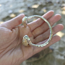 Load image into Gallery viewer, READY TO SHIP Bezel Set Shell Cuff - 925 Sterling Silver FJD$