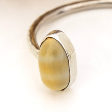 Load image into Gallery viewer, READY TO SHIP Bezel Set Shell Cuff - 925 Sterling Silver FJD$