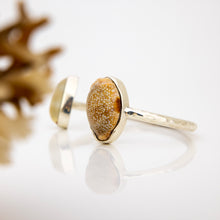 Load image into Gallery viewer, READY TO SHIP Bezel Set Shell Cuff - 925 Sterling Silver FJD$