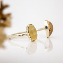 Load image into Gallery viewer, READY TO SHIP Bezel Set Shell Cuff - 925 Sterling Silver FJD$
