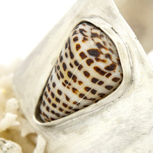 Load image into Gallery viewer, READY TO SHIP Bezel Set Shell Cuff - 925 Sterling Silver FJD$