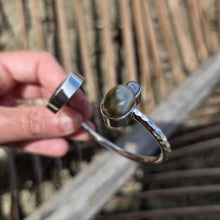 Load image into Gallery viewer, READY TO SHIP Civa Fiji Saltwater Bezel Set Pearl & Shell Cuff - 925 Sterling Silver FJD$