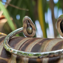 Load image into Gallery viewer, READY TO SHIP Civa Fiji Saltwater Bezel Set Pearl & Shell Cuff - 925 Sterling Silver FJD$