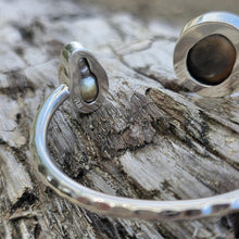 Load image into Gallery viewer, READY TO SHIP Civa Fiji Saltwater Bezel Set Pearl & Shell Cuff - 925 Sterling Silver FJD$