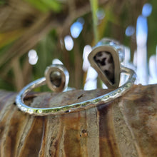 Load image into Gallery viewer, READY TO SHIP Civa Fiji Saltwater Bezel Set Pearl & Shell Cuff - 925 Sterling Silver FJD$