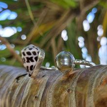 Load image into Gallery viewer, READY TO SHIP Civa Fiji Saltwater Bezel Set Pearl & Shell Cuff - 925 Sterling Silver FJD$