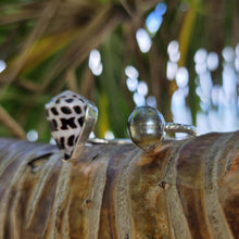 Load image into Gallery viewer, READY TO SHIP Civa Fiji Saltwater Bezel Set Pearl & Shell Cuff - 925 Sterling Silver FJD$