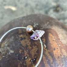Load image into Gallery viewer, READY TO SHIP Freshwater Pearl & Shell Bangle - 925 Sterling Silver FJD$