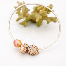 Load image into Gallery viewer, READY TO SHIP Freshwater Pearl & Shell Bangle - 925 Sterling Silver FJD$
