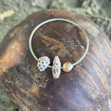 Load image into Gallery viewer, READY TO SHIP Freshwater Pearl & Shell Bangle - 925 Sterling Silver FJD$