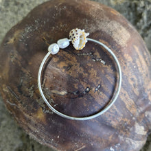 Load image into Gallery viewer, READY TO SHIP Freshwater Pearl & Shell Bangle - 925 Sterling Silver FJD$