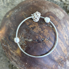 Load image into Gallery viewer, READY TO SHIP Freshwater Pearl & Shell Bangle - 925 Sterling Silver FJD$