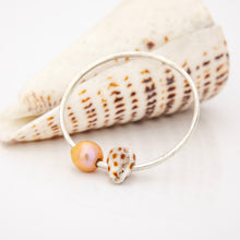 Load image into Gallery viewer, READY TO SHIP Children's Freshwater Pearl & Shell Bangle - 925 Sterling Silver FJD$