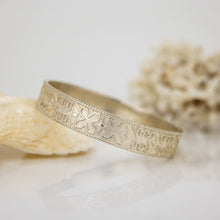 Load image into Gallery viewer, READY TO SHIP - Unisex Tapa Bangle - 925 Sterling Silver FJD$