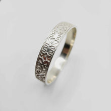 Load image into Gallery viewer, READY TO SHIP - Unisex Tapa Bangle - 925 Sterling Silver FJD$
