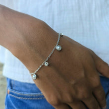 Load image into Gallery viewer, READY TO SHIP Freshwater Pearl Bracelet - Stainless Steel FJD$