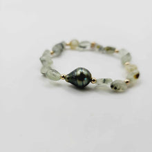 Load image into Gallery viewer, CONTACT US TO RECREATE THIS SOLD OUT STYLE Stretch Fiji Saltwater Pearl & Semi Precious Stone Bracelet FJD$