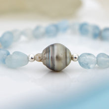 Load image into Gallery viewer, CONTACT US TO RECREATE THIS SOLD OUT STYLE Stretch Fiji Saltwater Pearl & Semi Precious Stone Bracelet FJD$