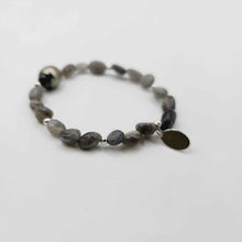 Load image into Gallery viewer, CONTACT US TO RECREATE THIS SOLD OUT STYLE Stretch Fiji Saltwater Pearl & Semi Precious Stone Bracelet FJD$